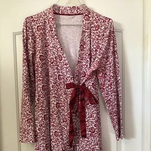Wrap maternity robe